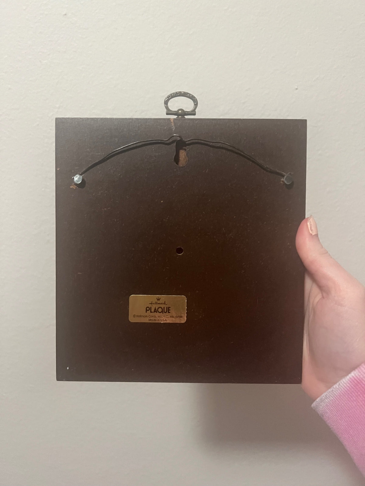 90's Hallmark Cute Fall Wall Plaque
