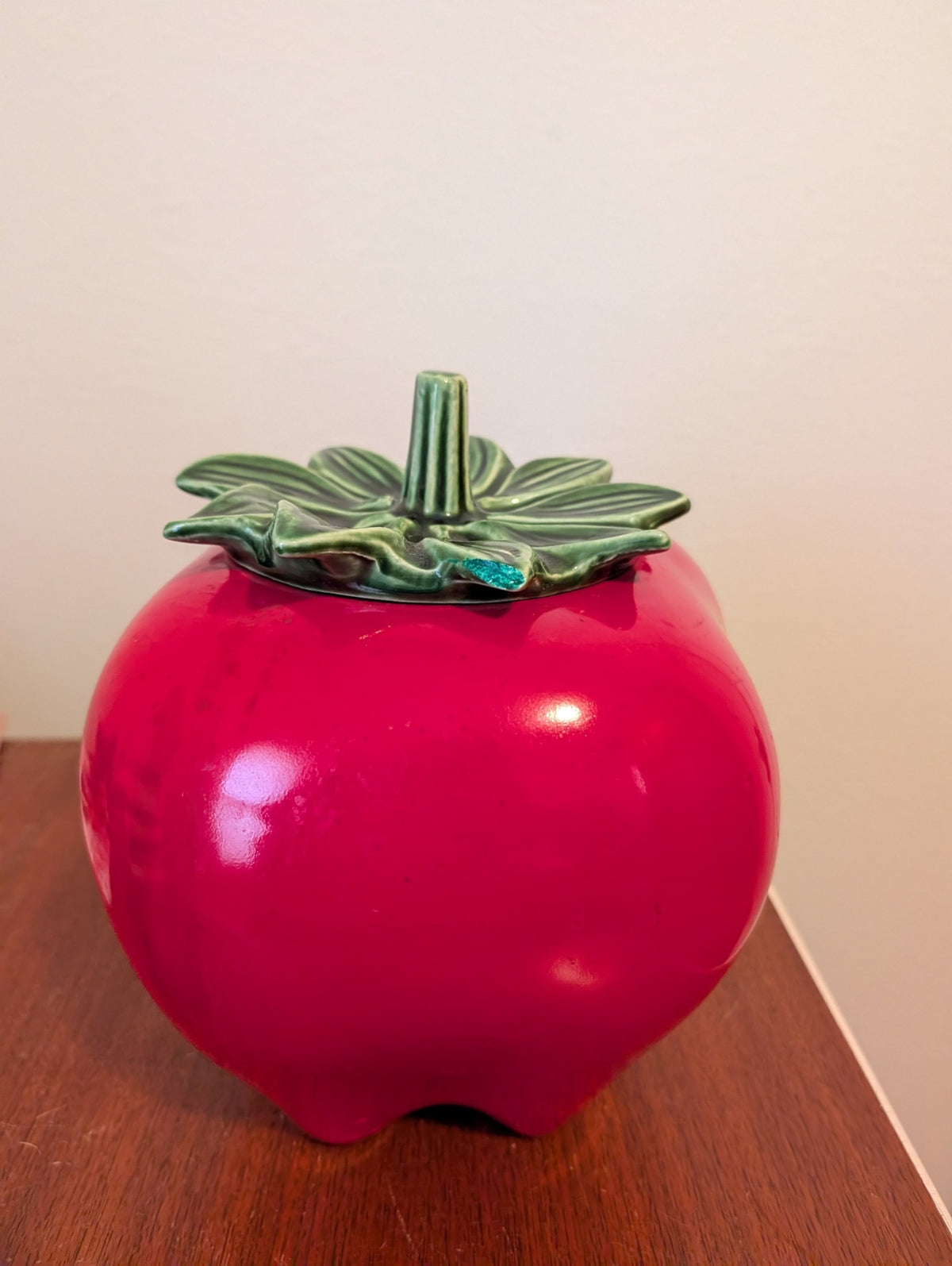 Vintage Red Strawberry Cookie Jar (possibly McCoy)