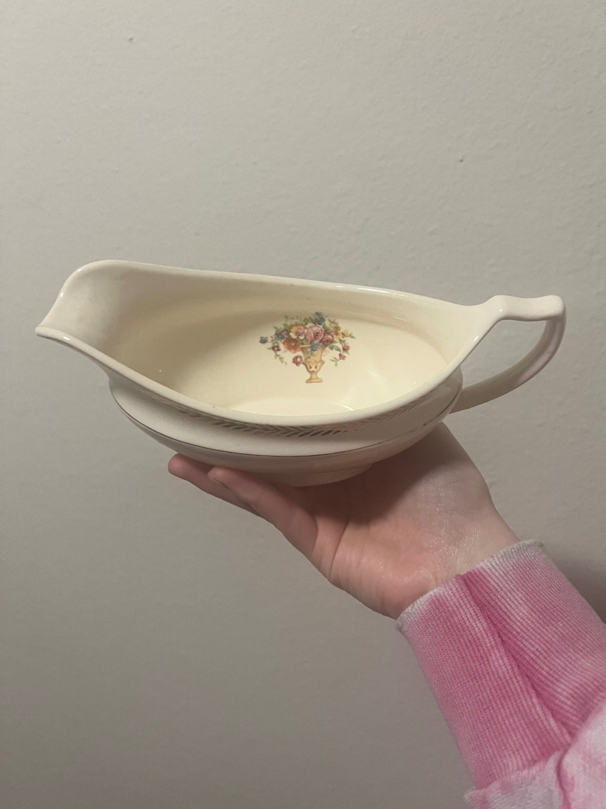 Vintage Sebring Pottery Co. Gravy Boat