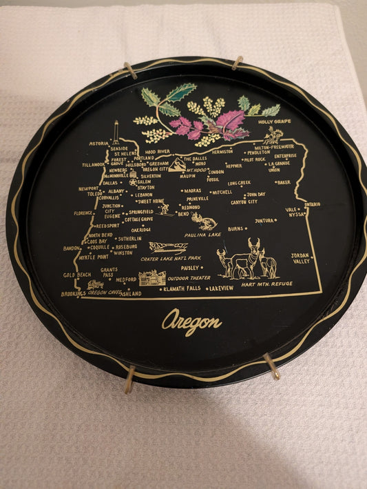 Vintage Oregon Tray