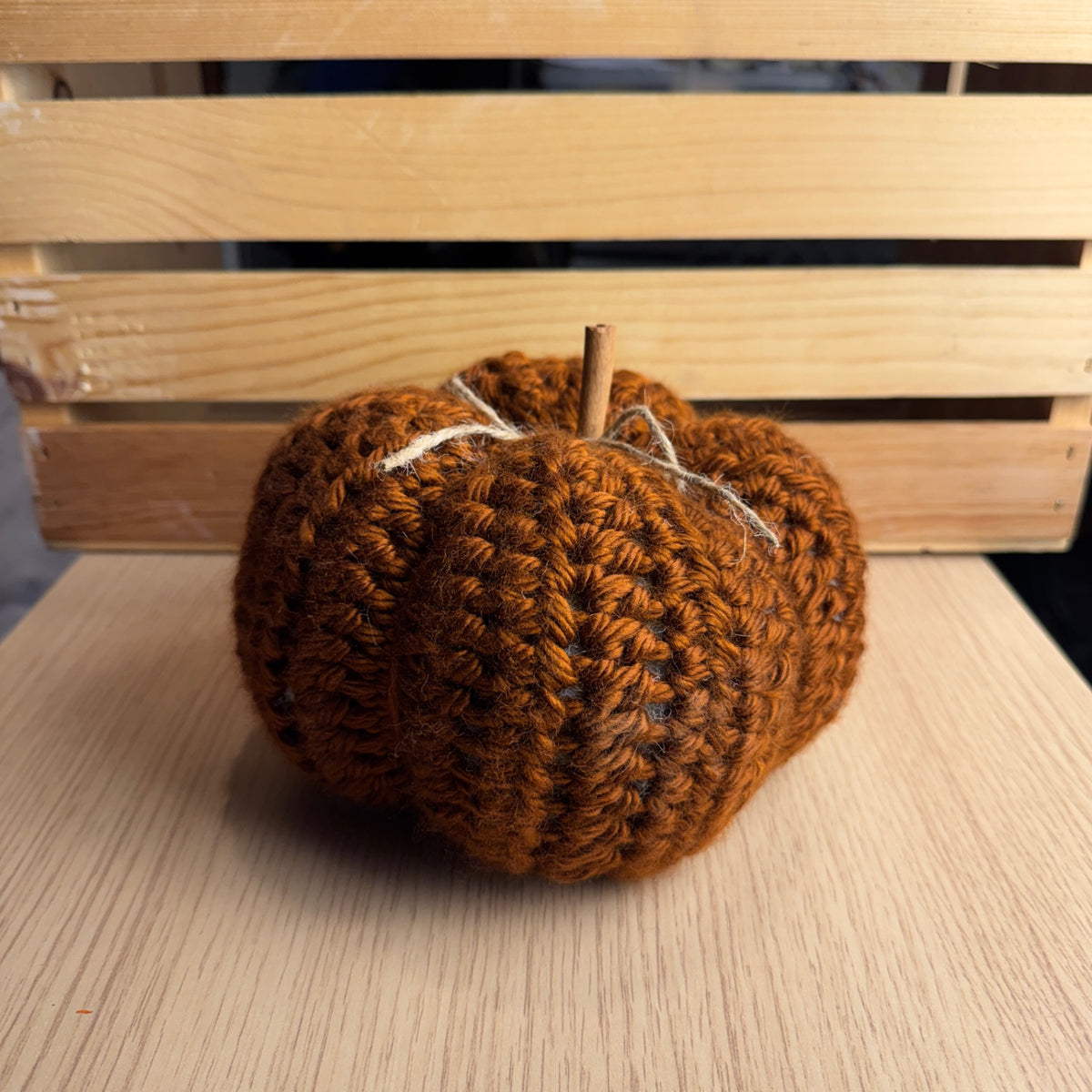 Crochet Pumpkin Handmade - Small