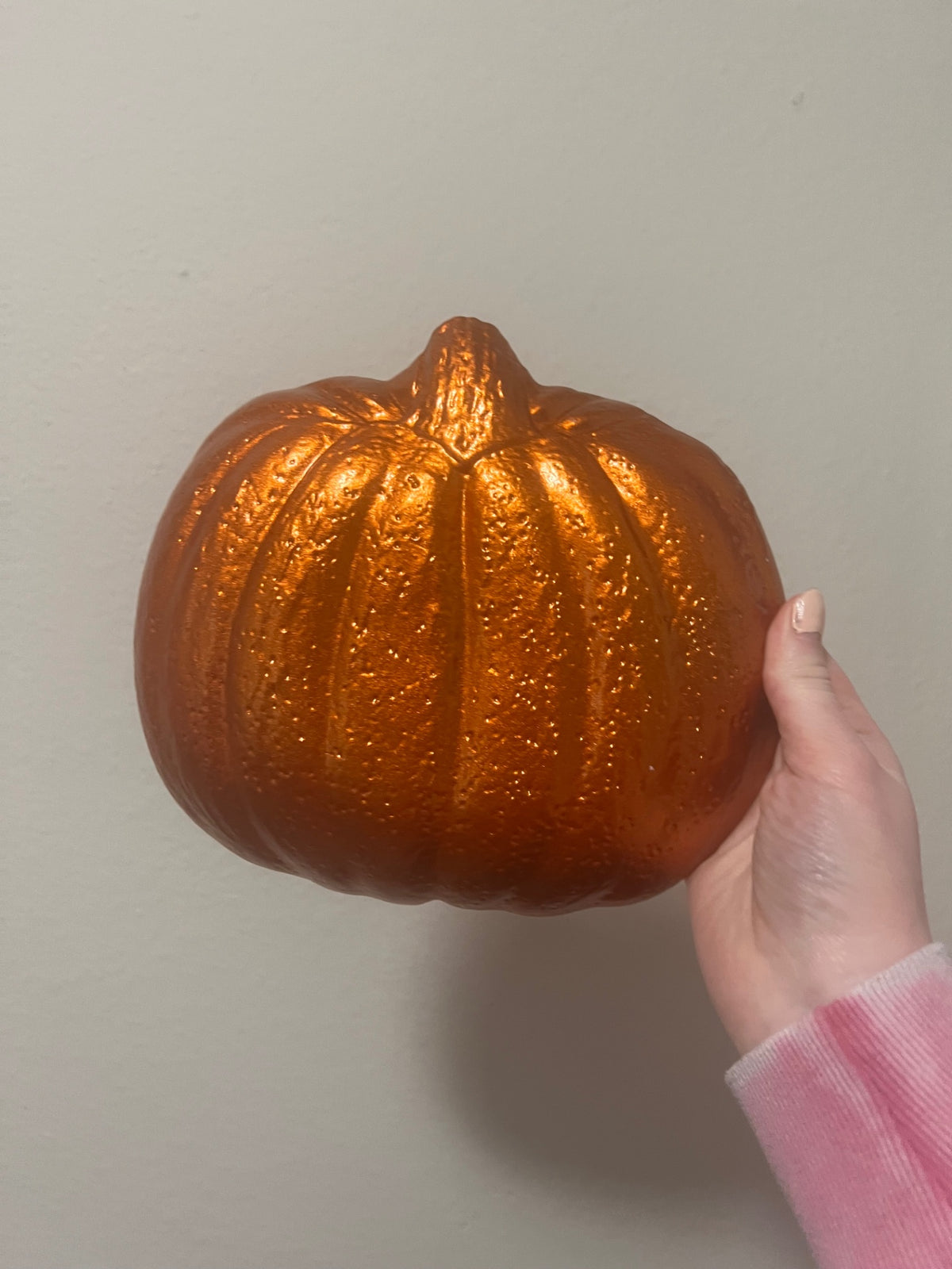 Orange Glossy Pumpkin Plate
