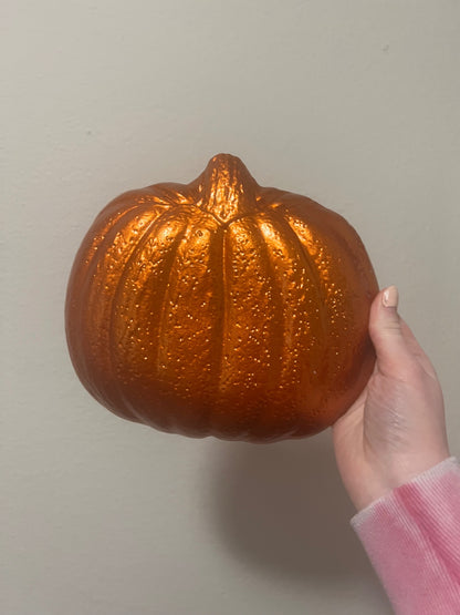 Orange Glossy Pumpkin Plate
