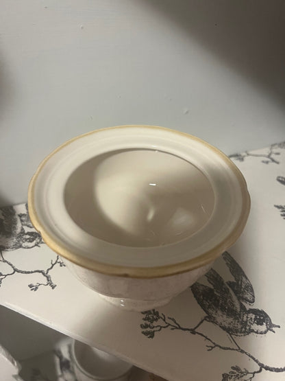 Vintage Mikasa Garden Club Covered Sugar Bowl