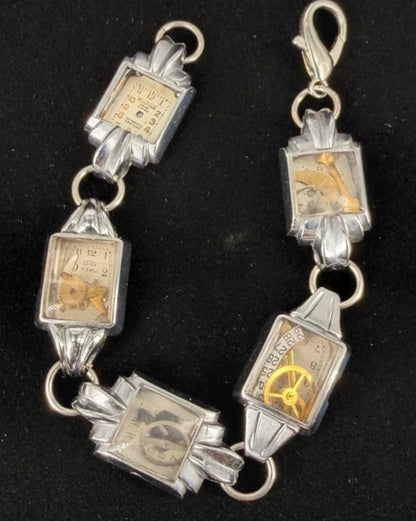 Repurposed watch bracelet