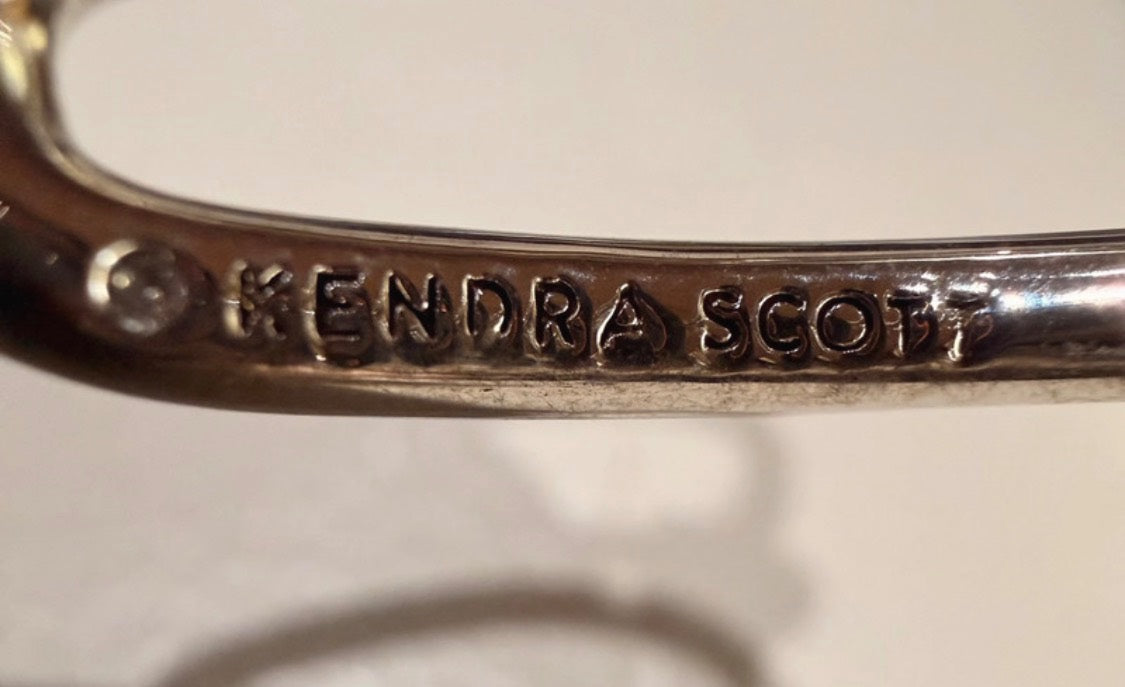 Kendra Scott Livy Rhodium plate cuff bracelet