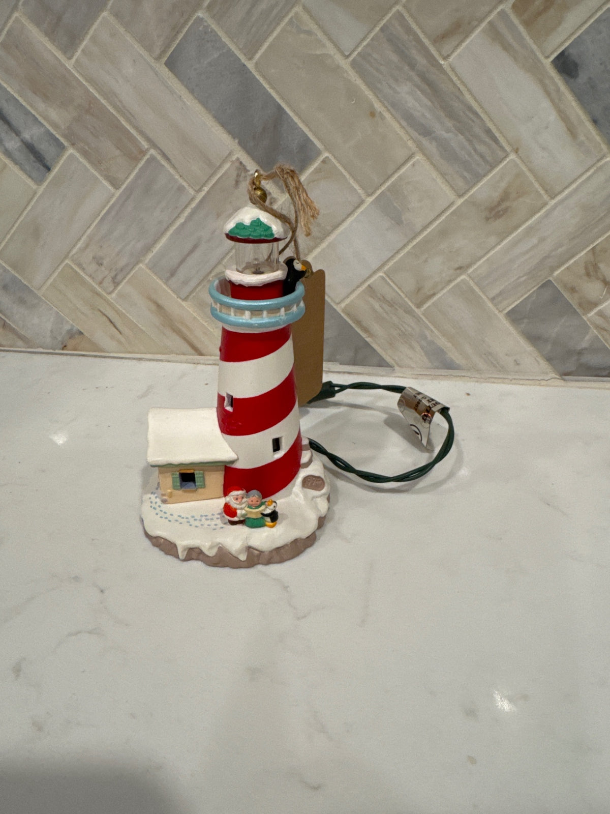 Hallmark Lighted Lighthouse Ornament 