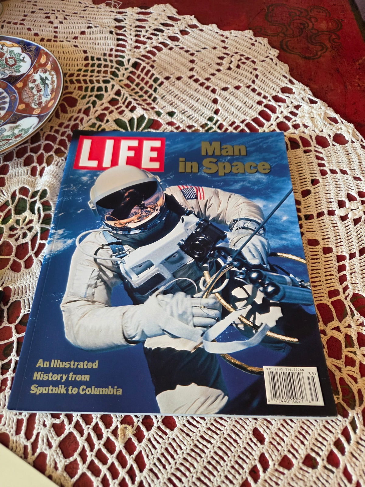 Life man in space