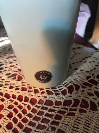 MCM Harris pottery vase seafoam green