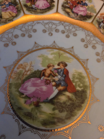 FRAGoNARD LOVE STORY 22 CT GOLD plate