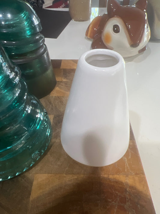 Small white vase 