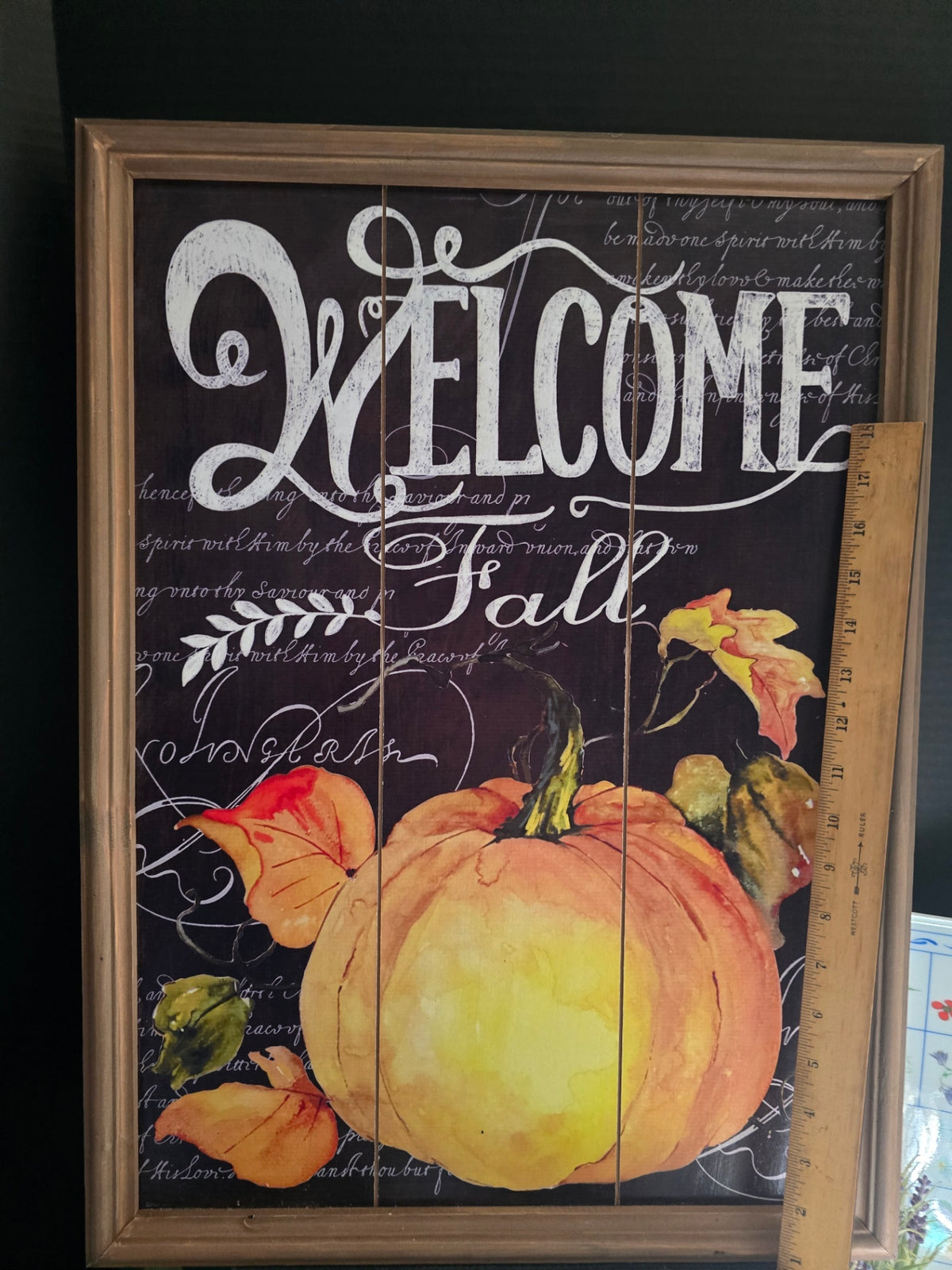 Welcome sign