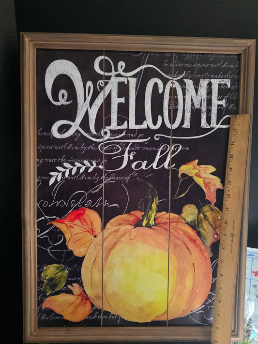 Welcome sign
