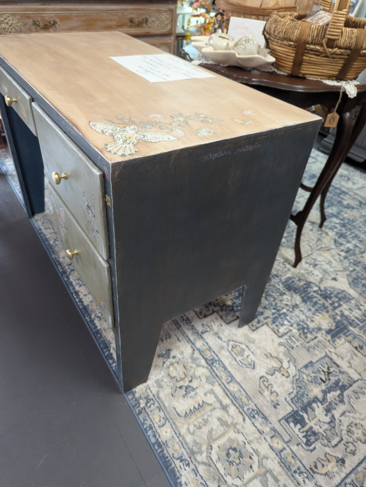 Newly Refreshed Vintage Desk