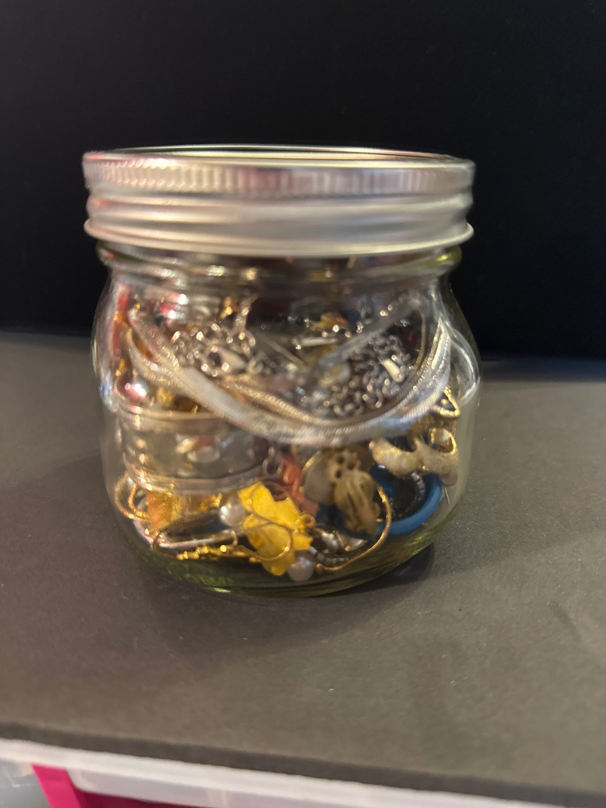 Vintage Wearable Jewelry Jar