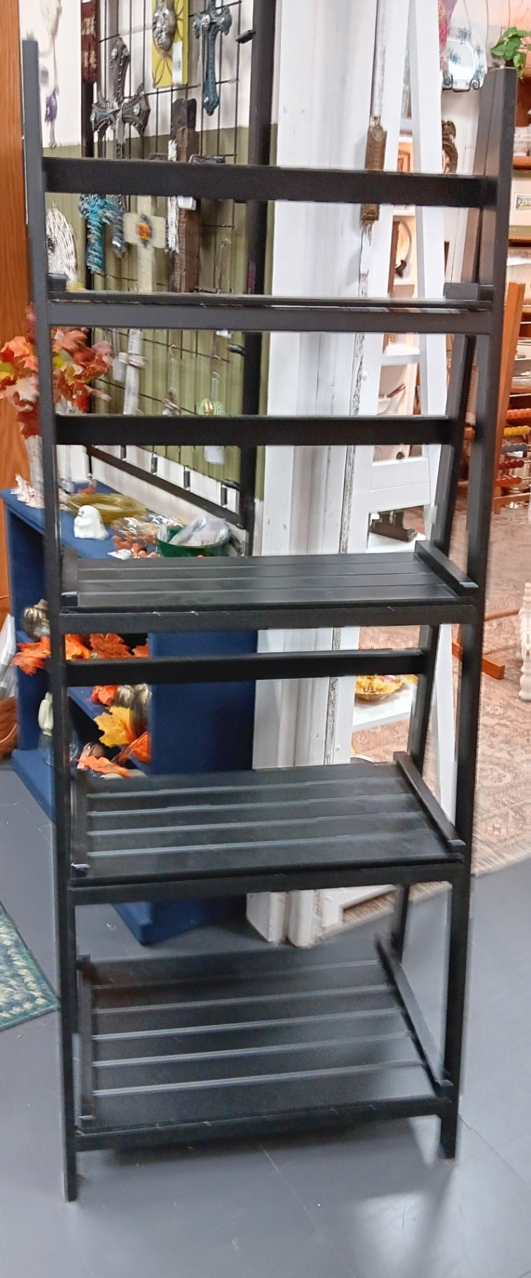 Folding Ladder Shelf Unit