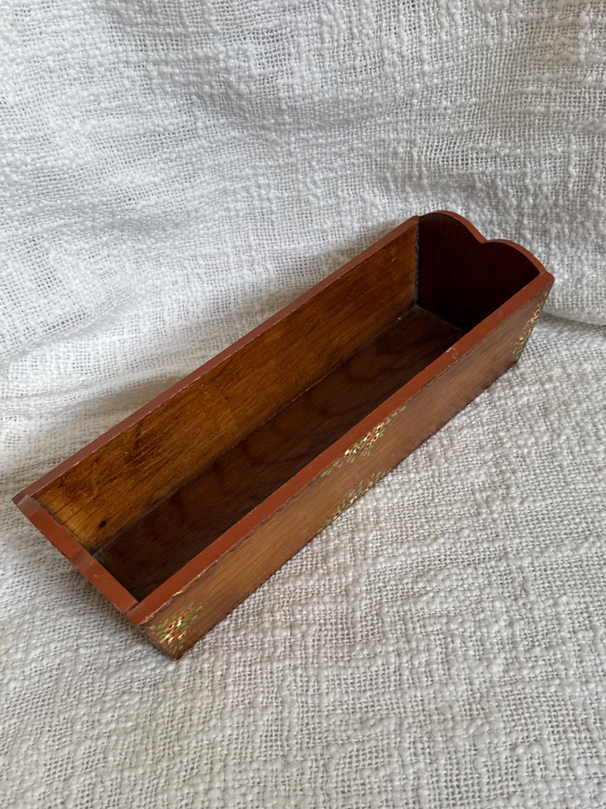 Hand painted Signed ‘83 wooden box 