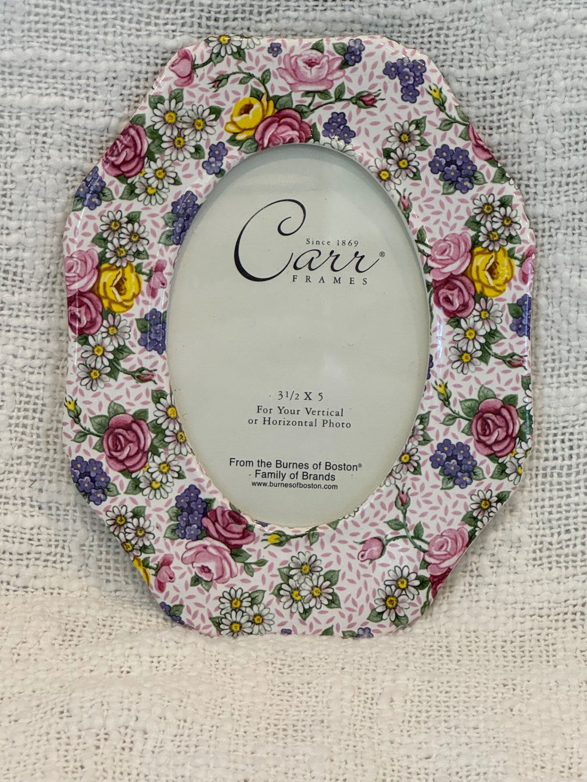 Carr Rose Chintz picture frame 