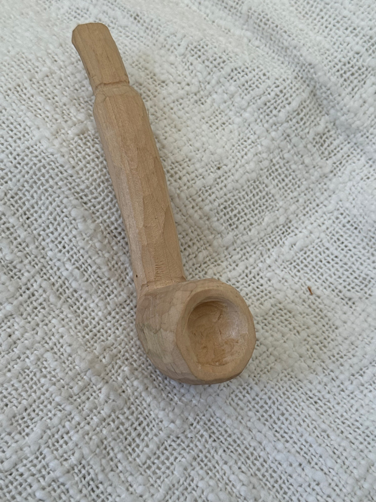 Hand crafted wooden faux pipe 