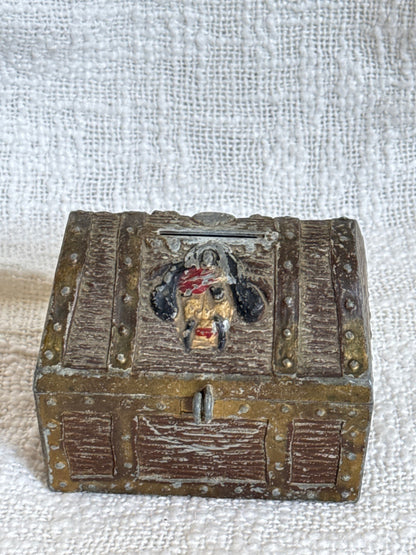 Rustic vintage, pirate treasure box 