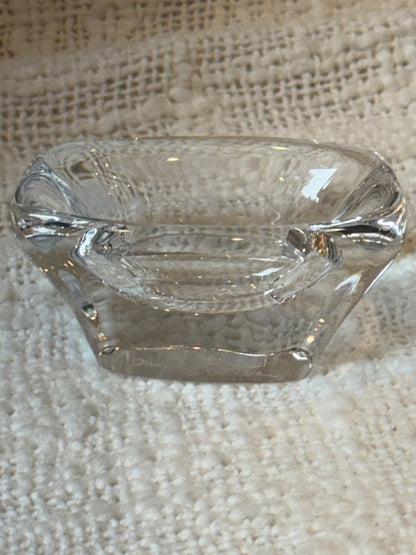 Mid-century modern salt cellar Daum France 