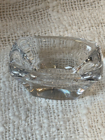 Mid-century modern salt cellar Daum France 