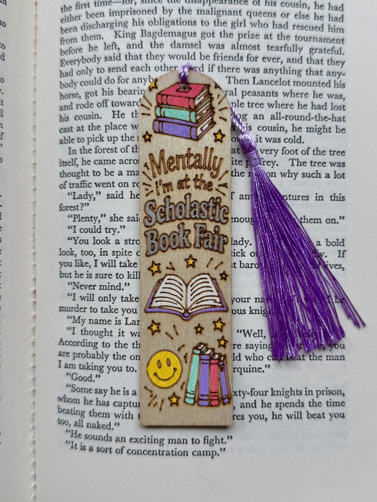 Wooden Bookmark - Scholastic Book Fair