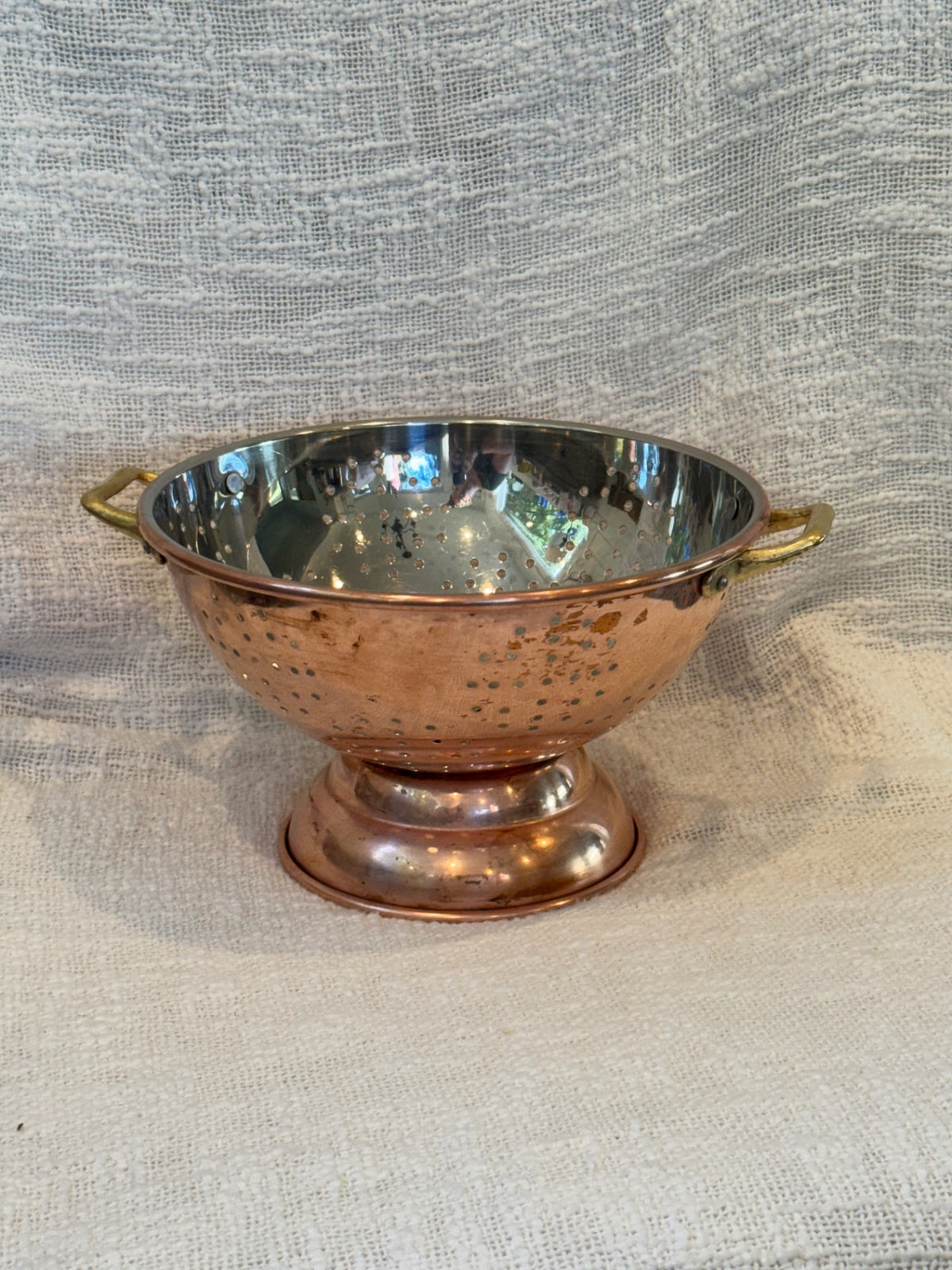 Copper colander 