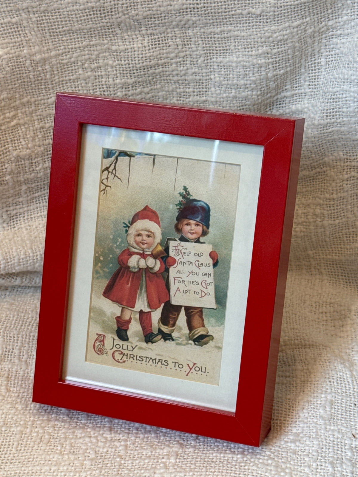 5x7 red photo frame