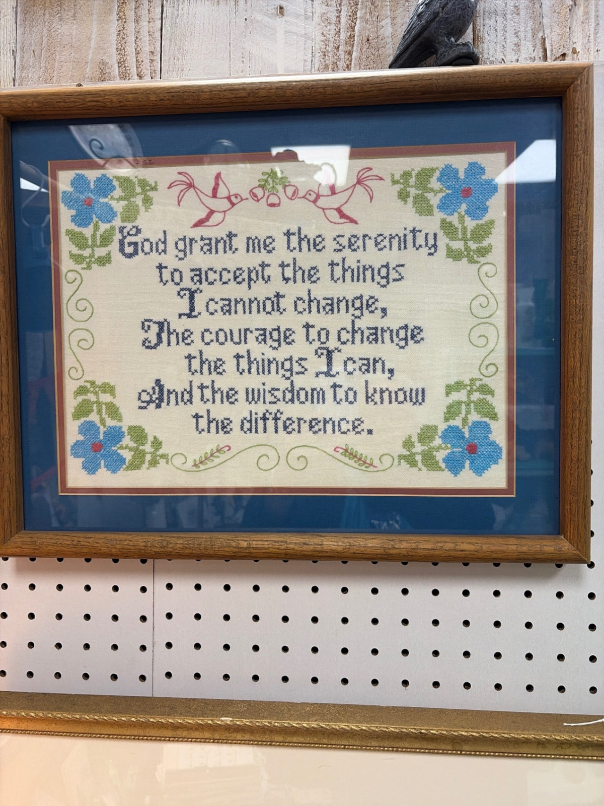 Cross stitch Serenity Prayer