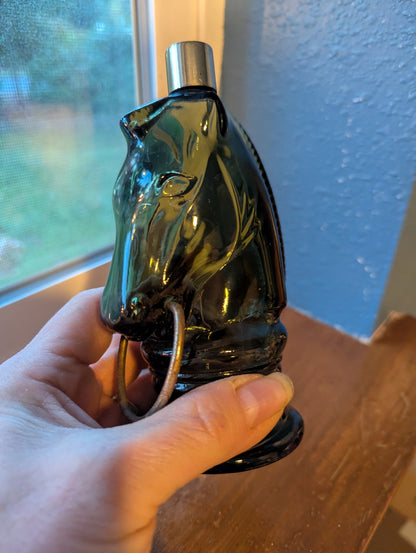 Vtg. Avon Horse Head Lotion Bottle