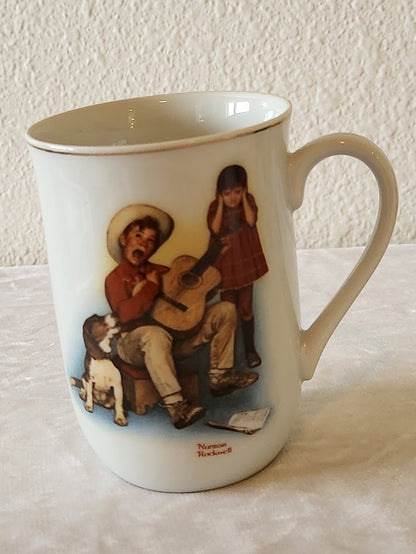 1981 Norman Rockwell "Sour Note" Mug