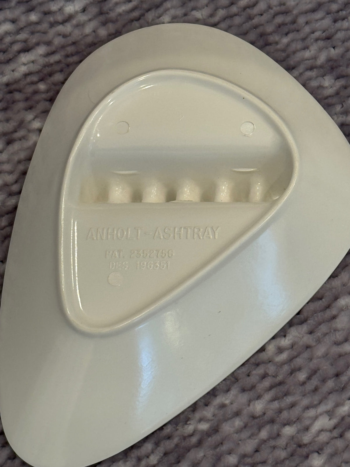 Vintage atomic shape anholt-ashtray 