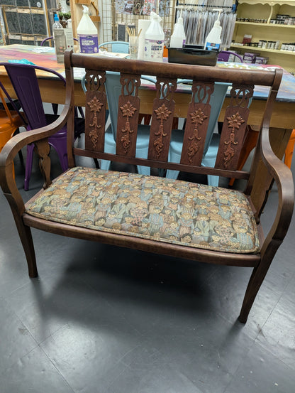 Vtg./antique Entry Bench 