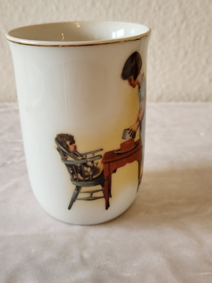 1981 Norman Rockwell "Party Time" Mug