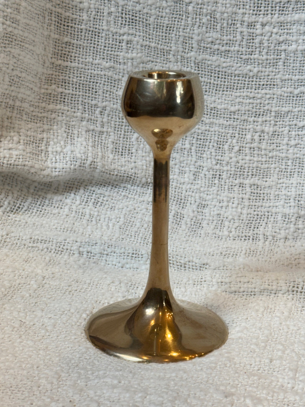 Brass tulip candle holder India 
