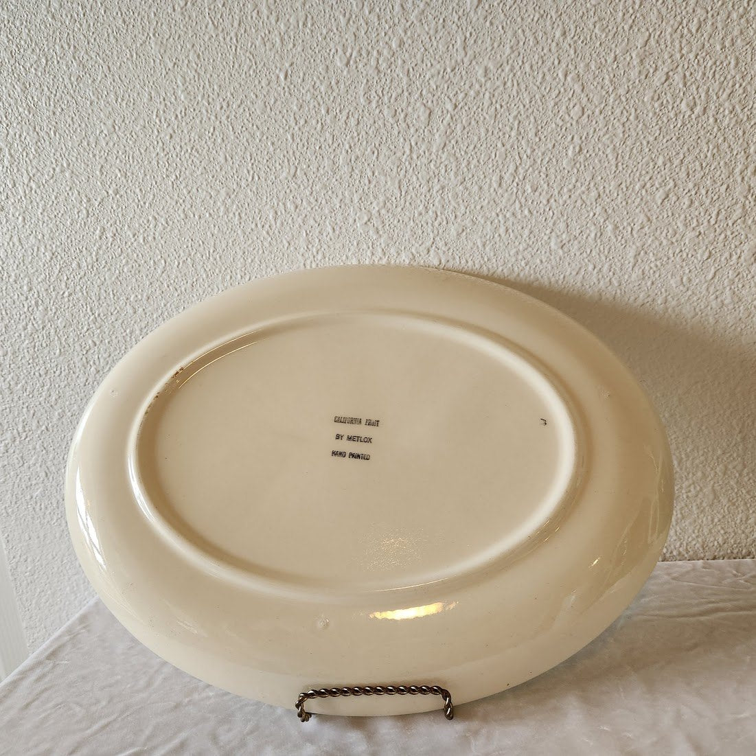 Midcentury Metlox California Fruit 13 Inch Platter