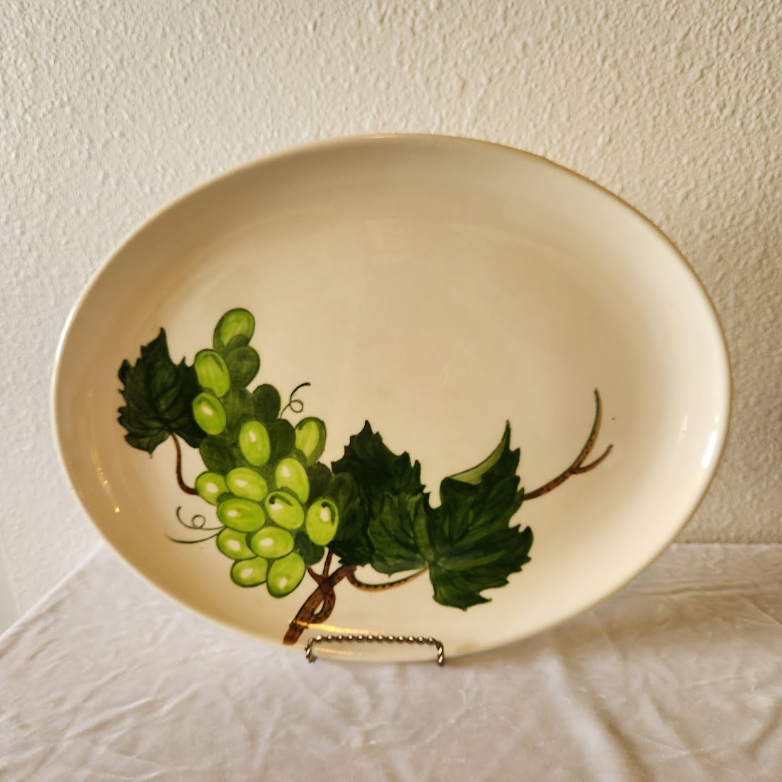 Midcentury Metlox California Fruit 13 Inch Platter