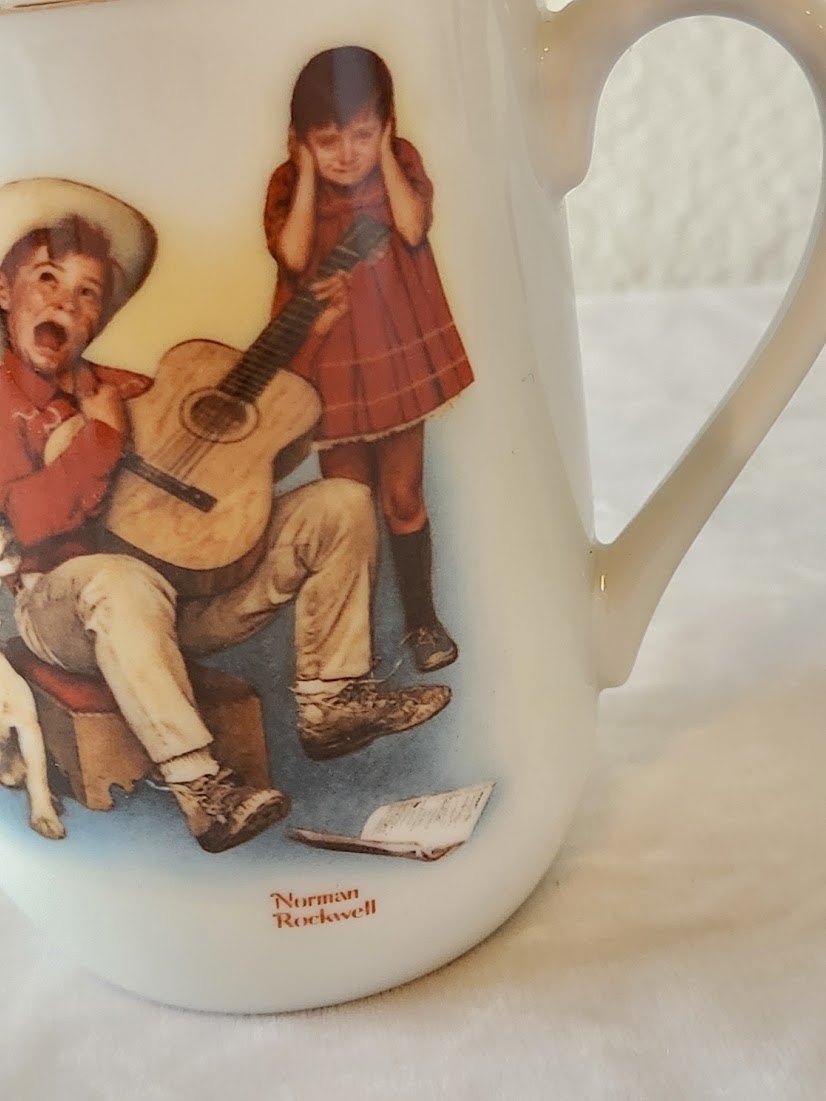 1981 Norman Rockwell "Sour Note" Mug