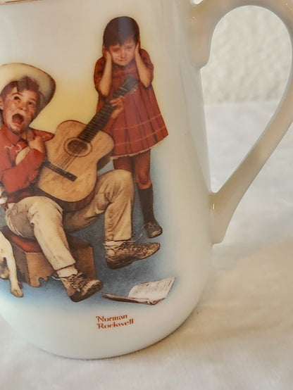 1981 Norman Rockwell "Sour Note" Mug