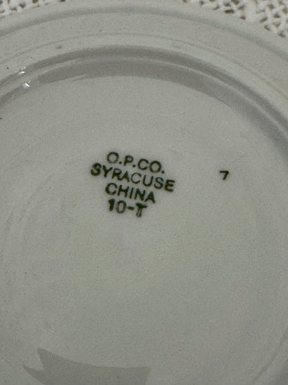 O.P. Co. Syracuse cup & saucer 