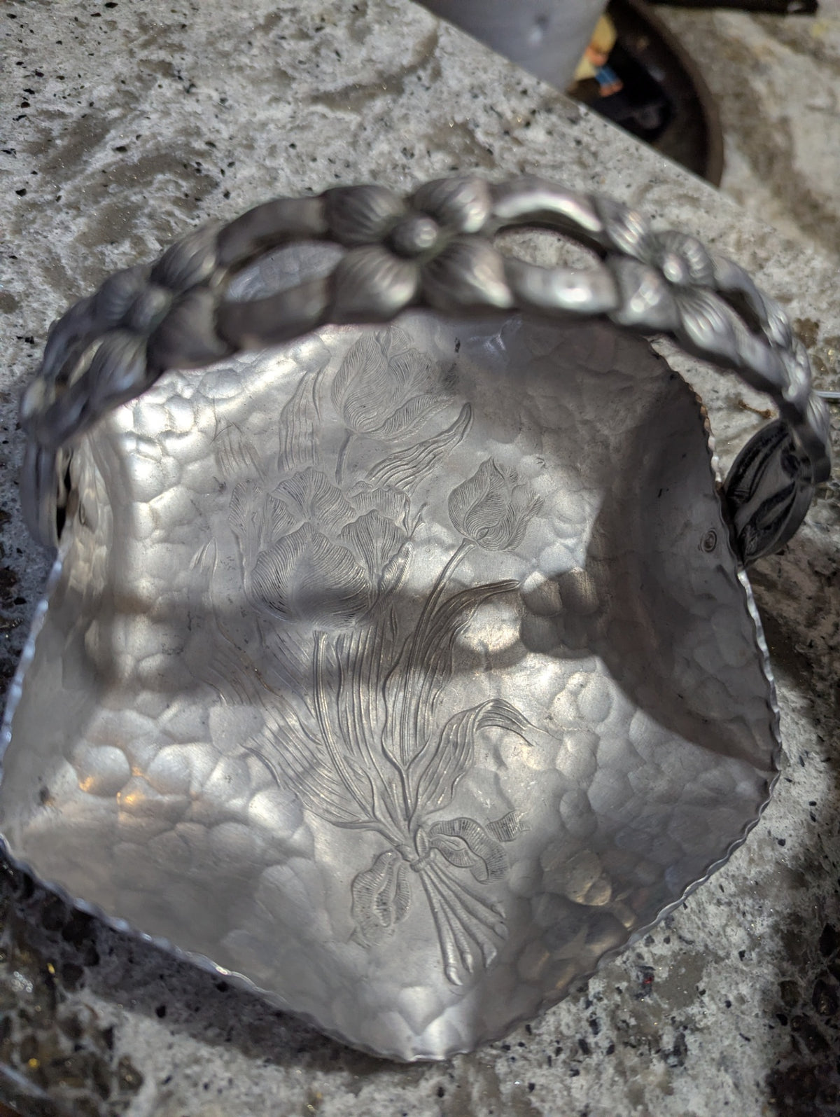 Silver candy tray