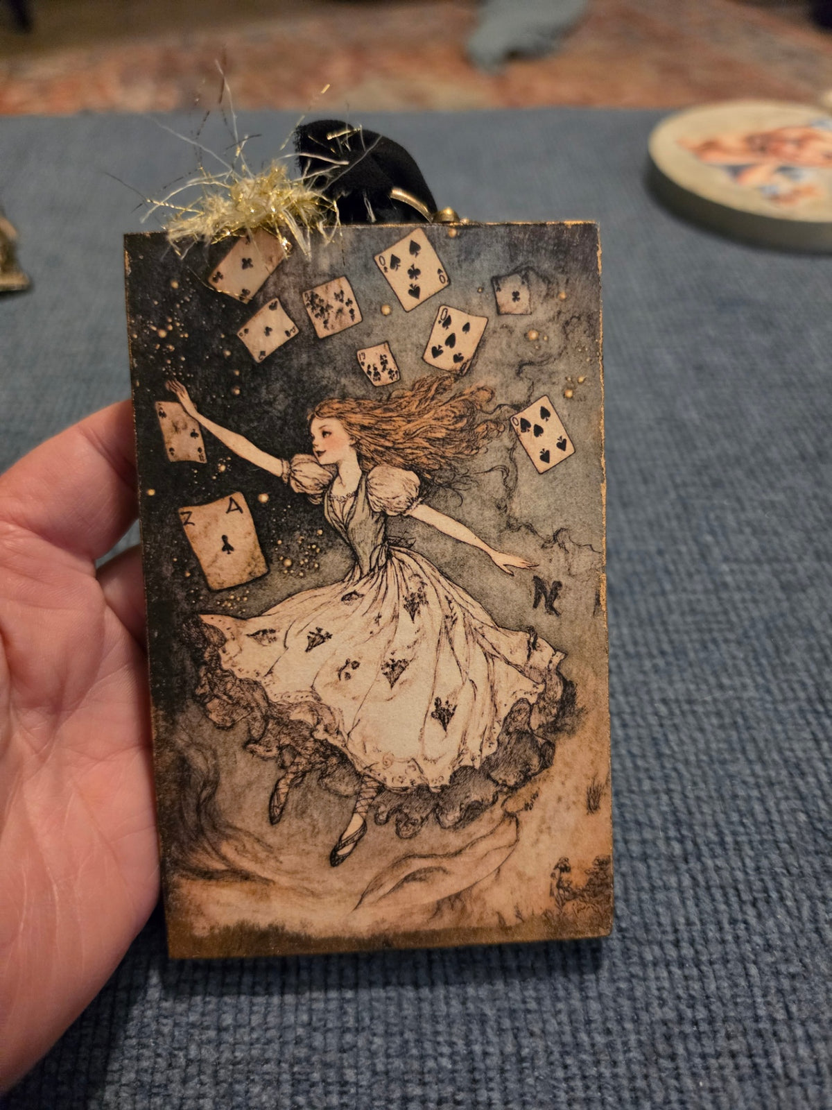 Alice playing cards 3.5x5