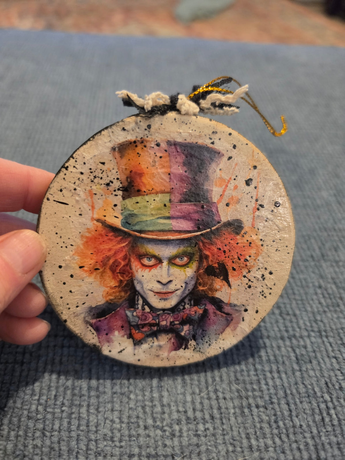 Madhatter ornament 