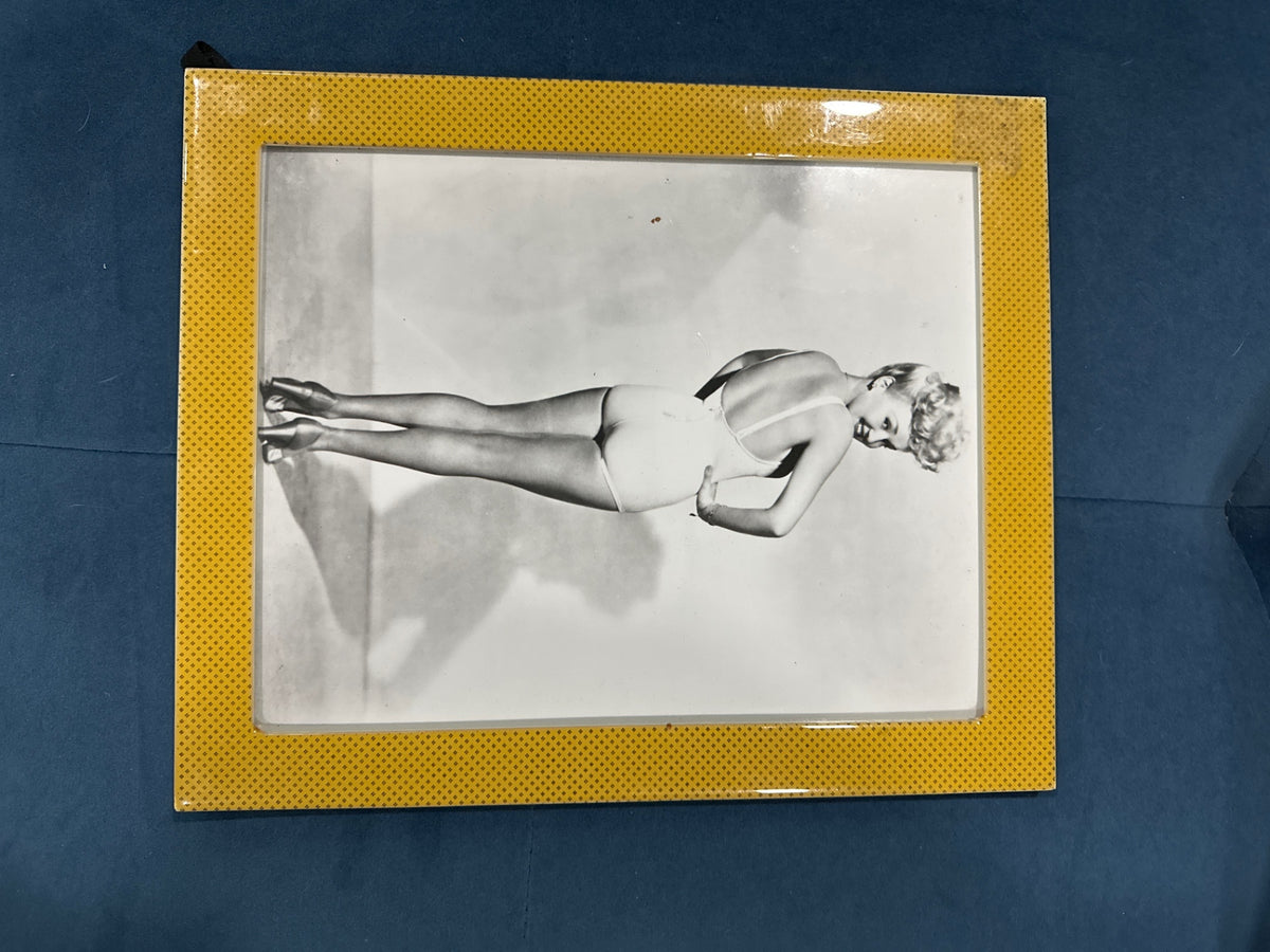 1930s Pin-Up yellow frame