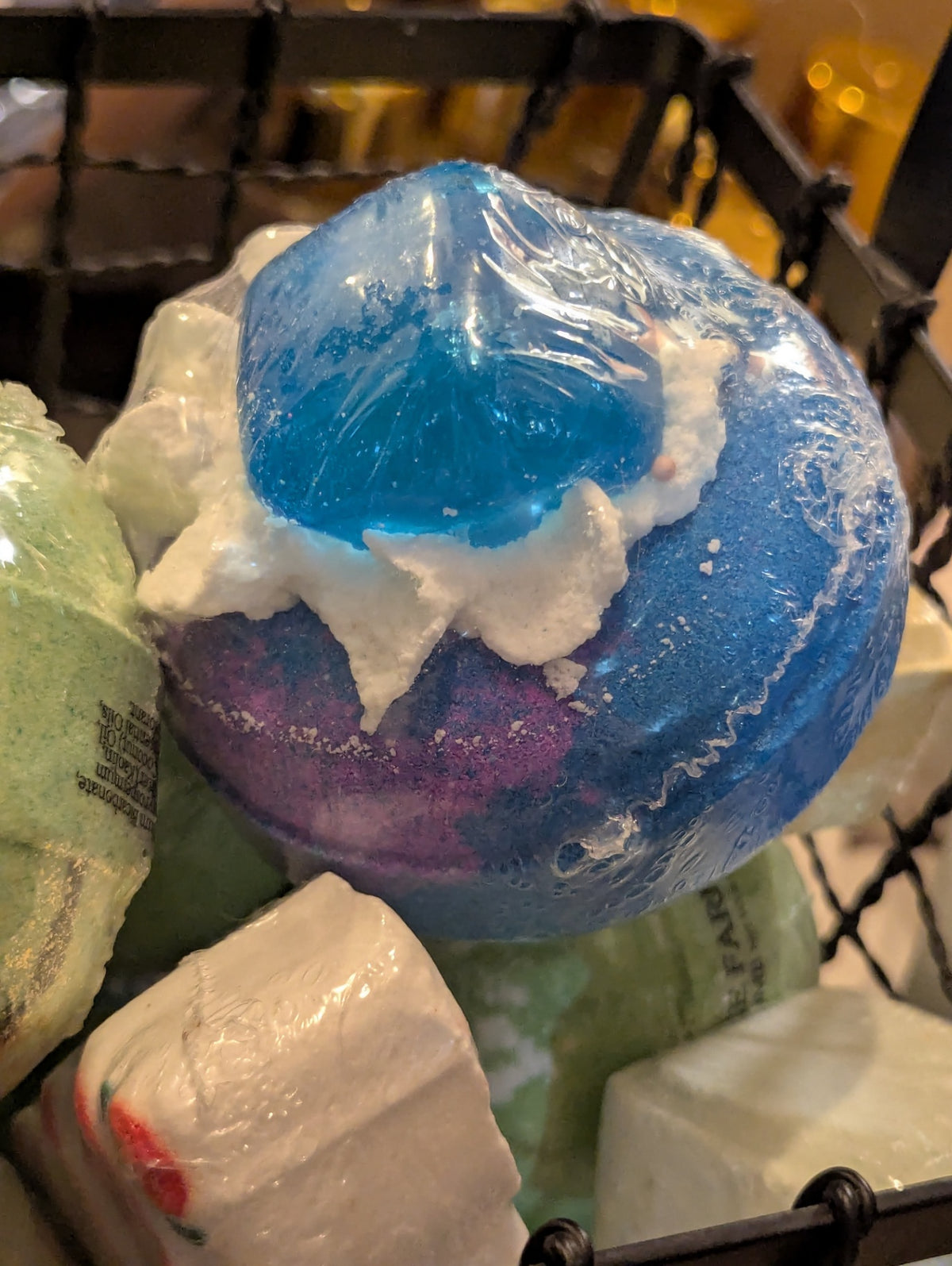 Large donut bath bomb 