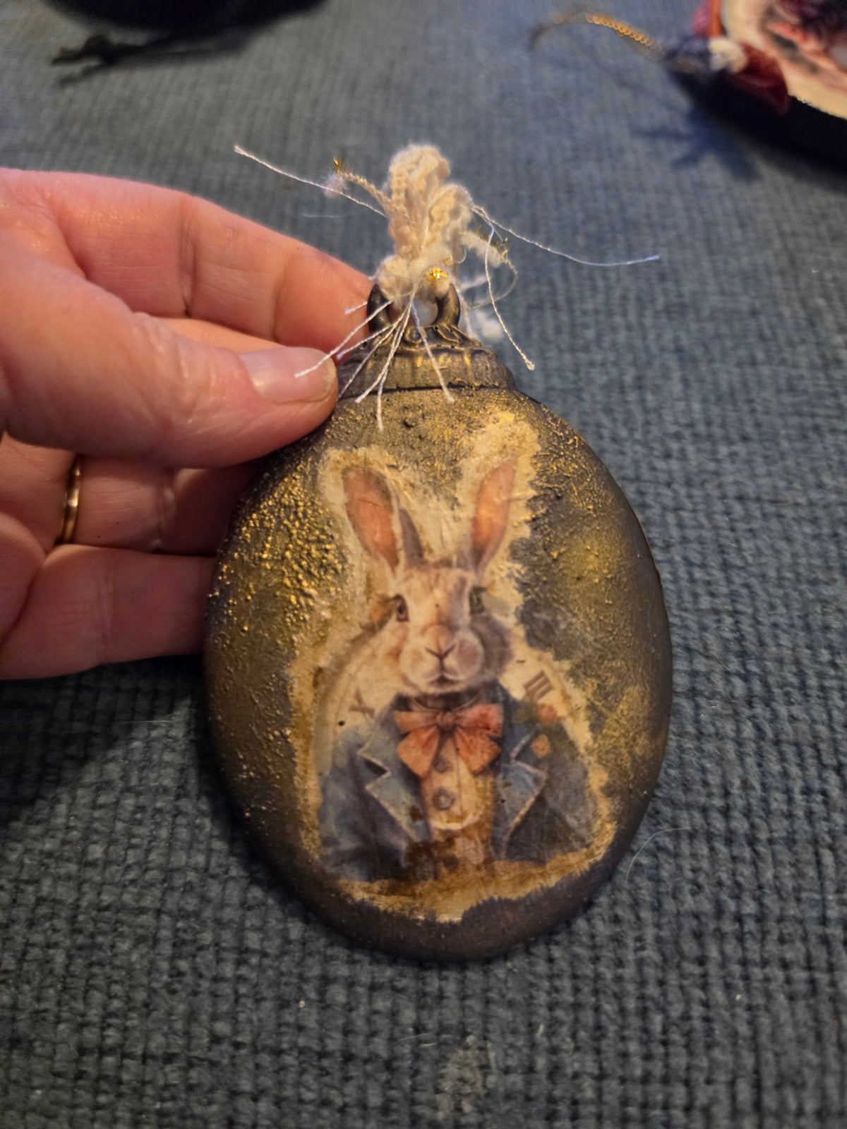 Rabbit ornament 