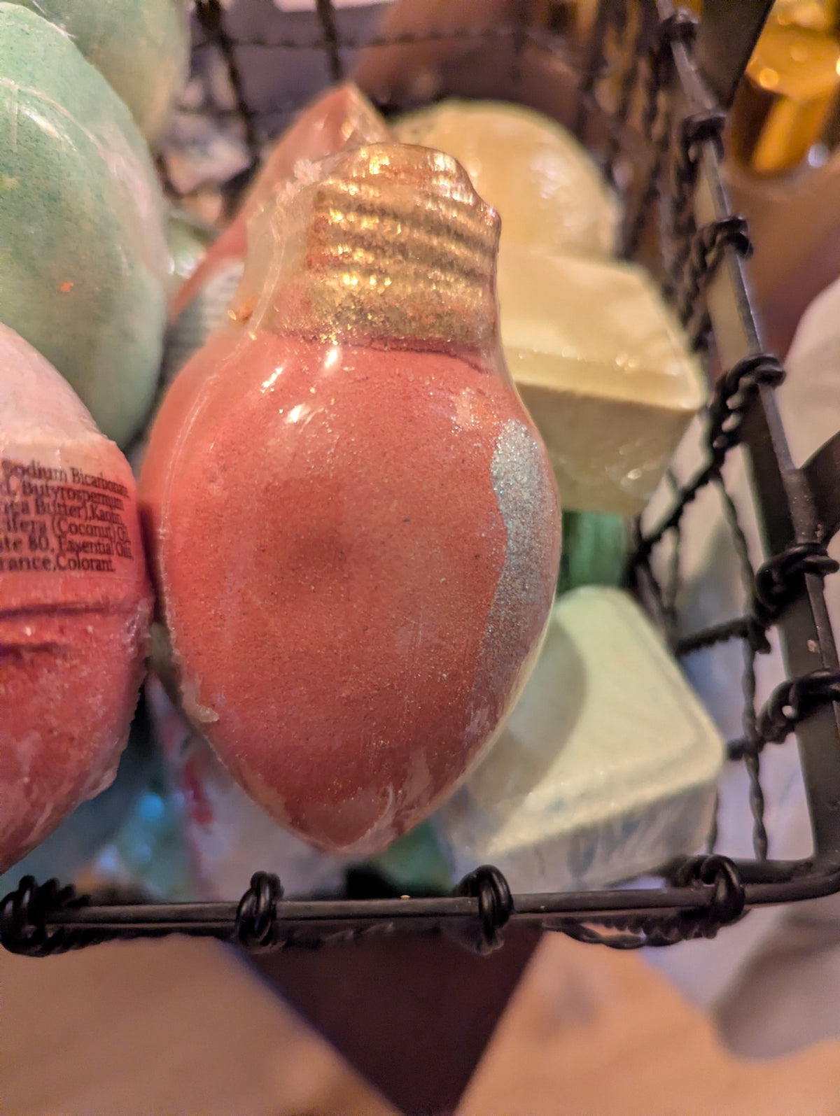 Bath bomb red light 