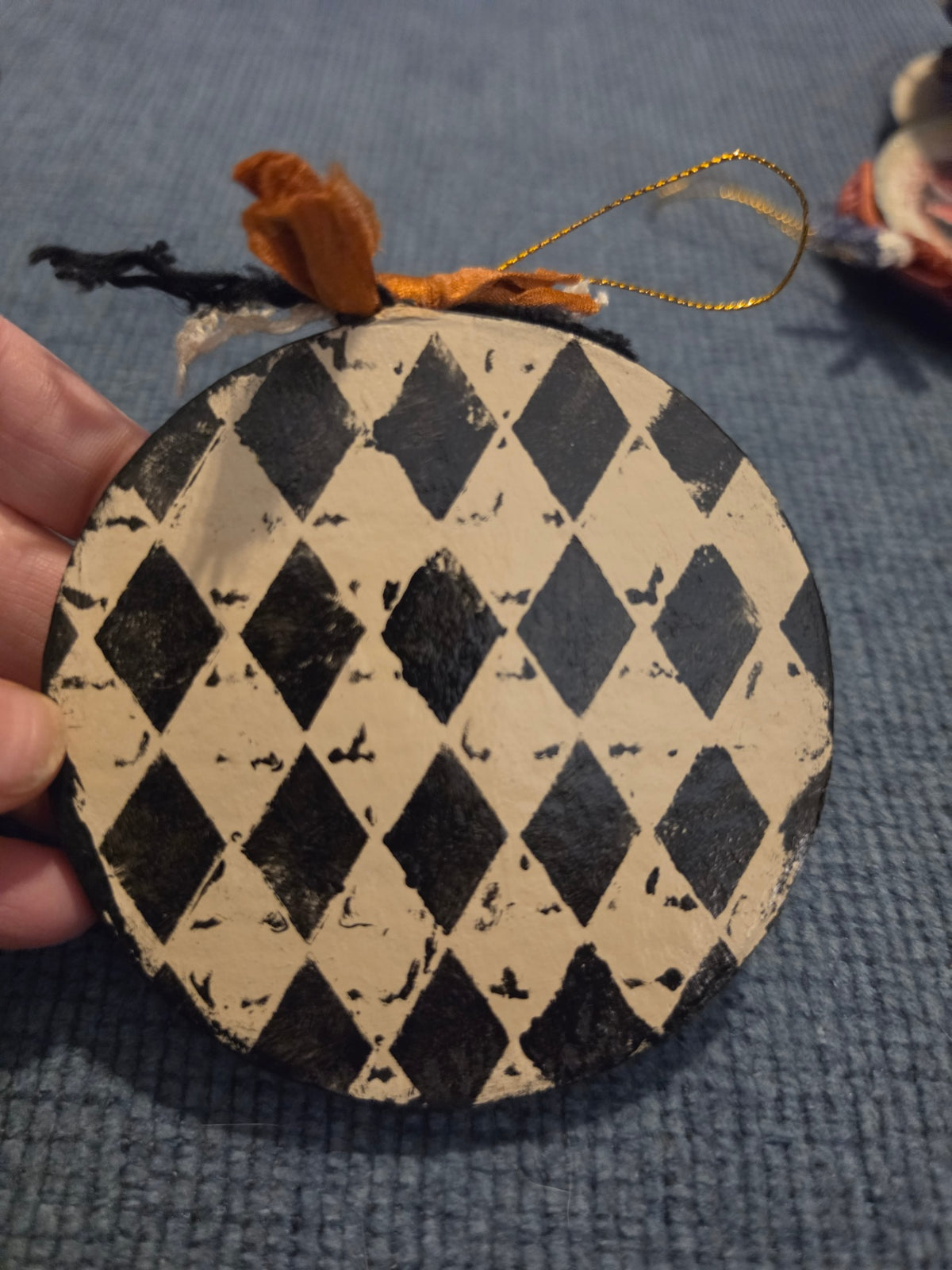 Cat teacup ornament