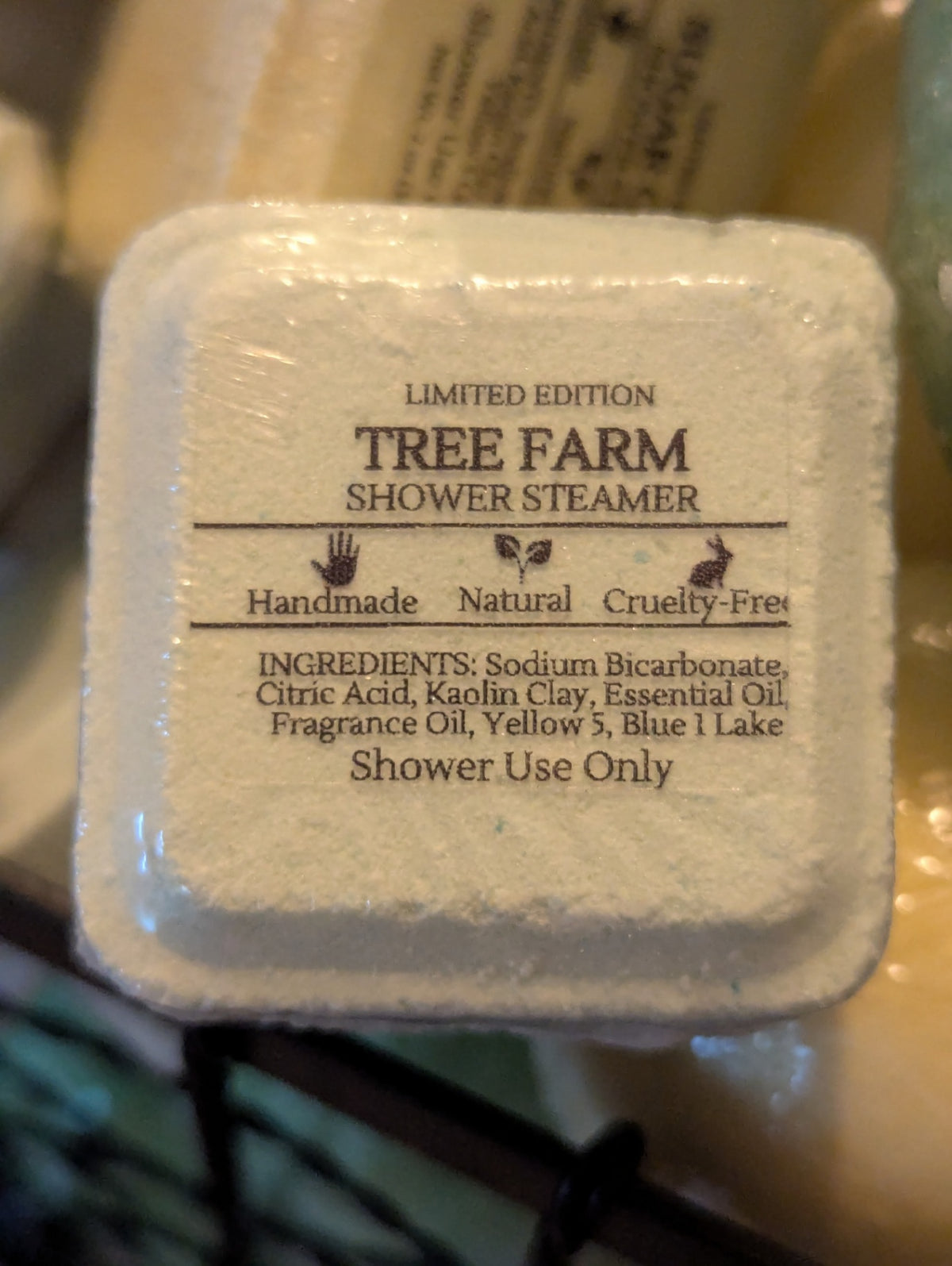 Shower steamer tree farm